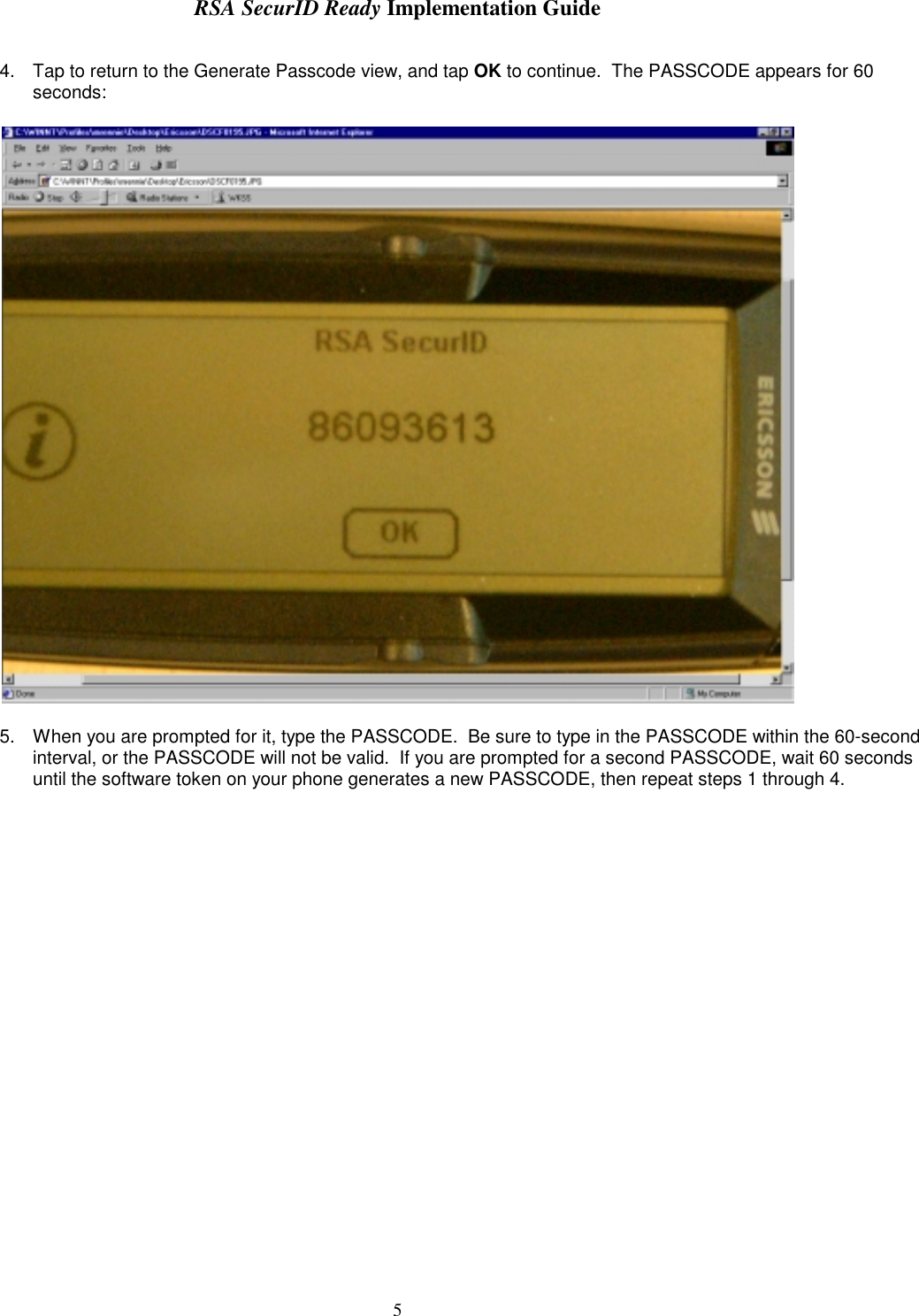 Page 5 of 7 - Ericsson R380 User Manual  To The 9b20eecd-5f79-41a5-bd0b-53939e6302c1