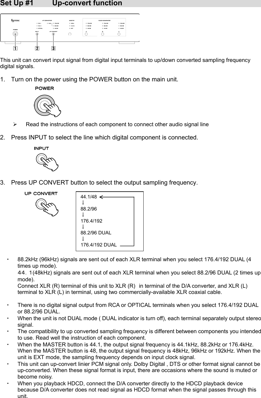 Page 8 of 9 - Esoteric Esoteric-G-25U-Users-Manual- A WORD CLOCK OUT Terminals [WORD OUT]  Esoteric-g-25u-users-manual