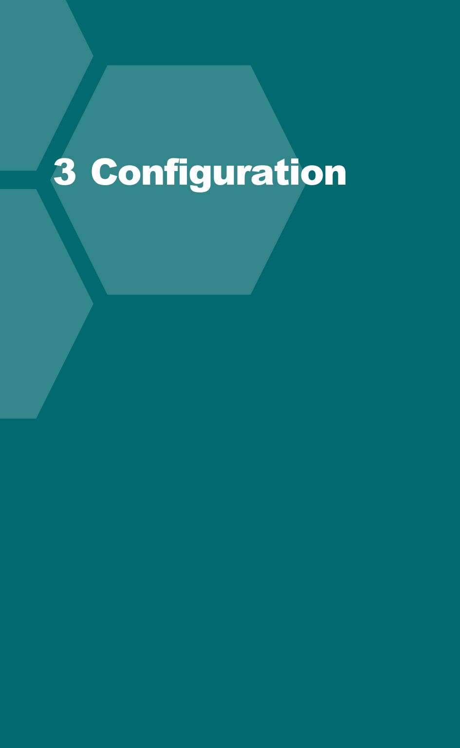  SFFR-6 User Manual 3 Configuration    