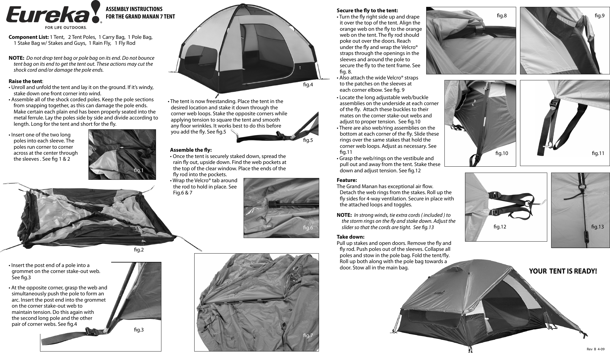 Page 1 of 2 - Eureka-Tents Eureka-Tents-Grand-Manan-7-Users-Manual- Grand Manan7 09  Eureka-tents-grand-manan-7-users-manual