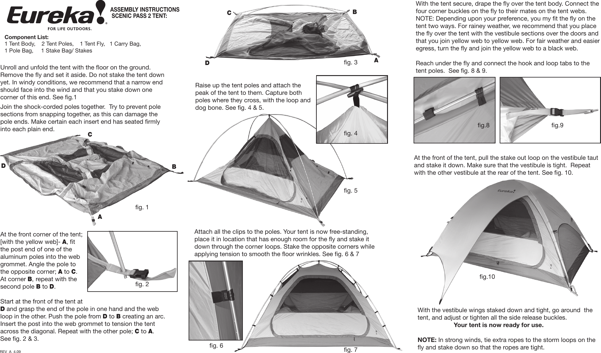 Eureka Tents Scenic Pass 2 Users Manual 010