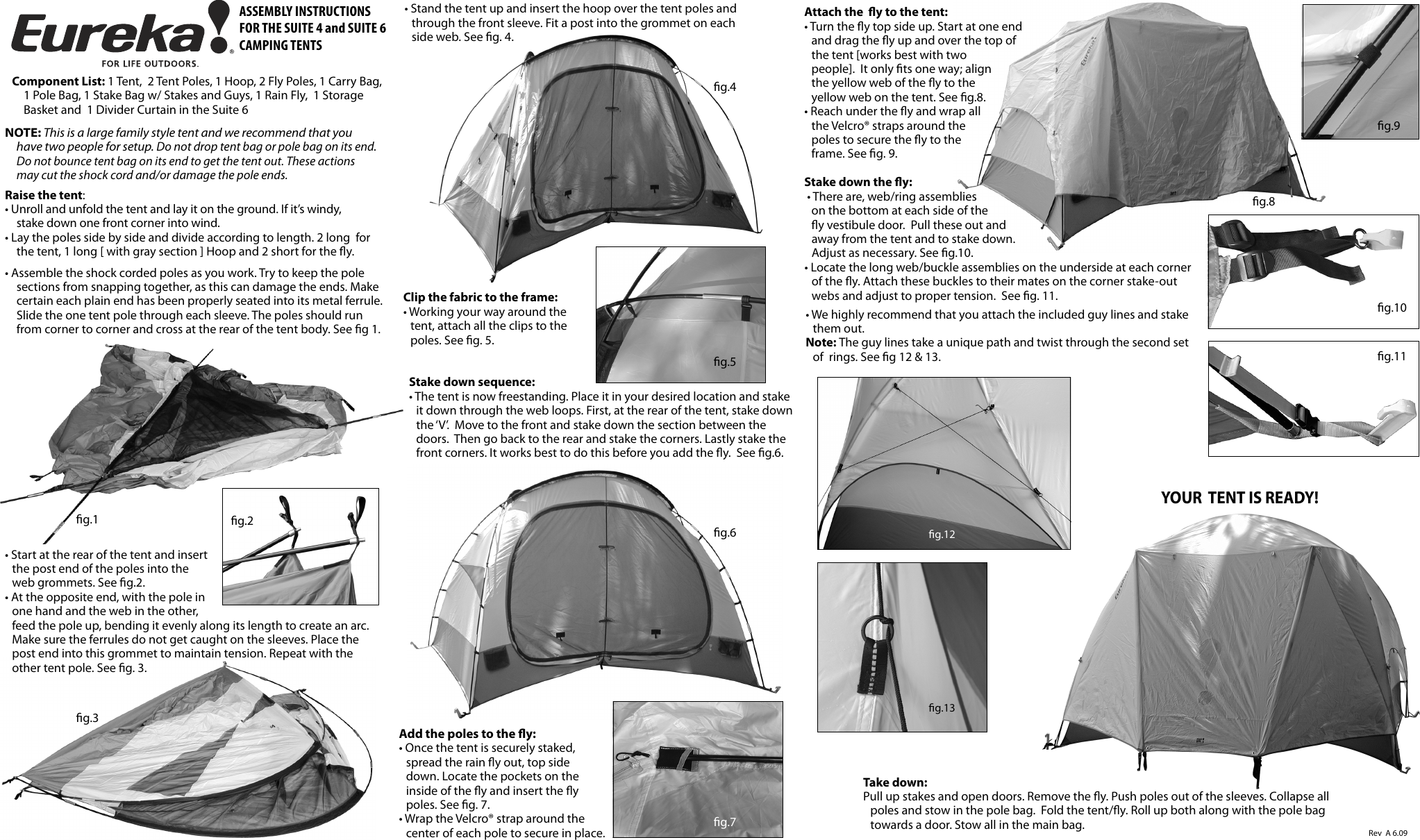 Page 1 of 2 - Eureka-Tents Eureka-Tents-Suite-4-Users-Manual- Suite 4 6  Eureka-tents-suite-4-users-manual