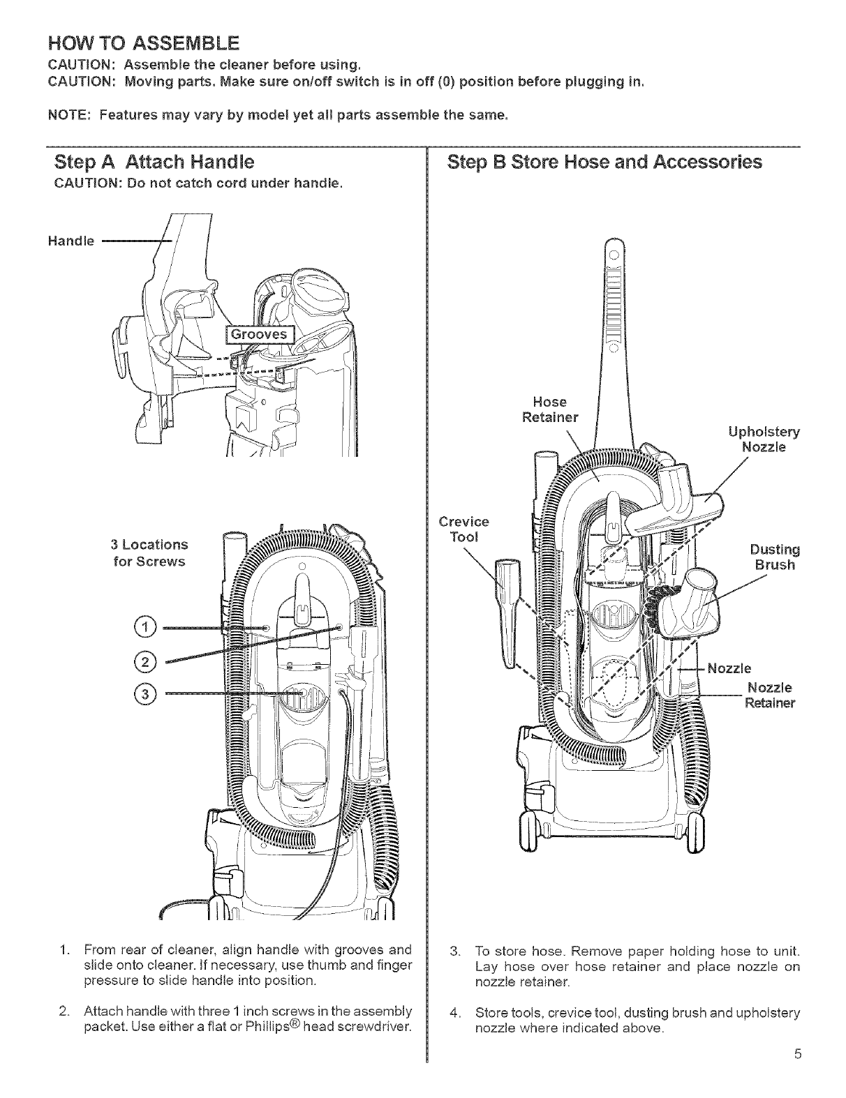 Eureka 4870AT User Manual VACUUM CLEANER Manuals And Guides L0522668