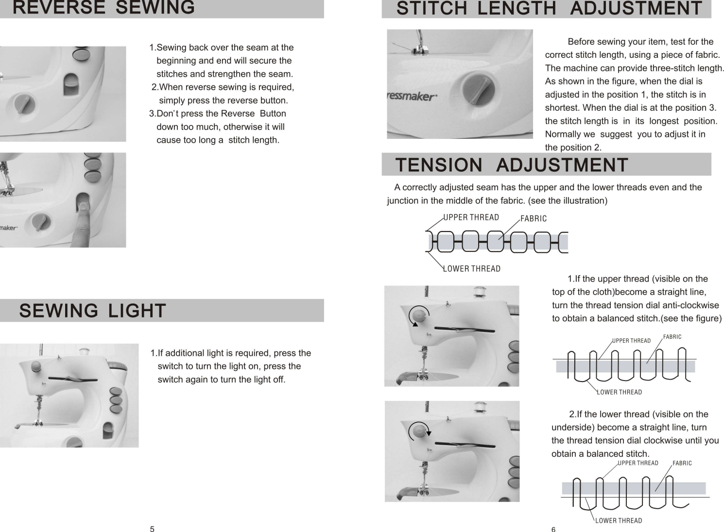 Dressmaker Instruction Manual Free