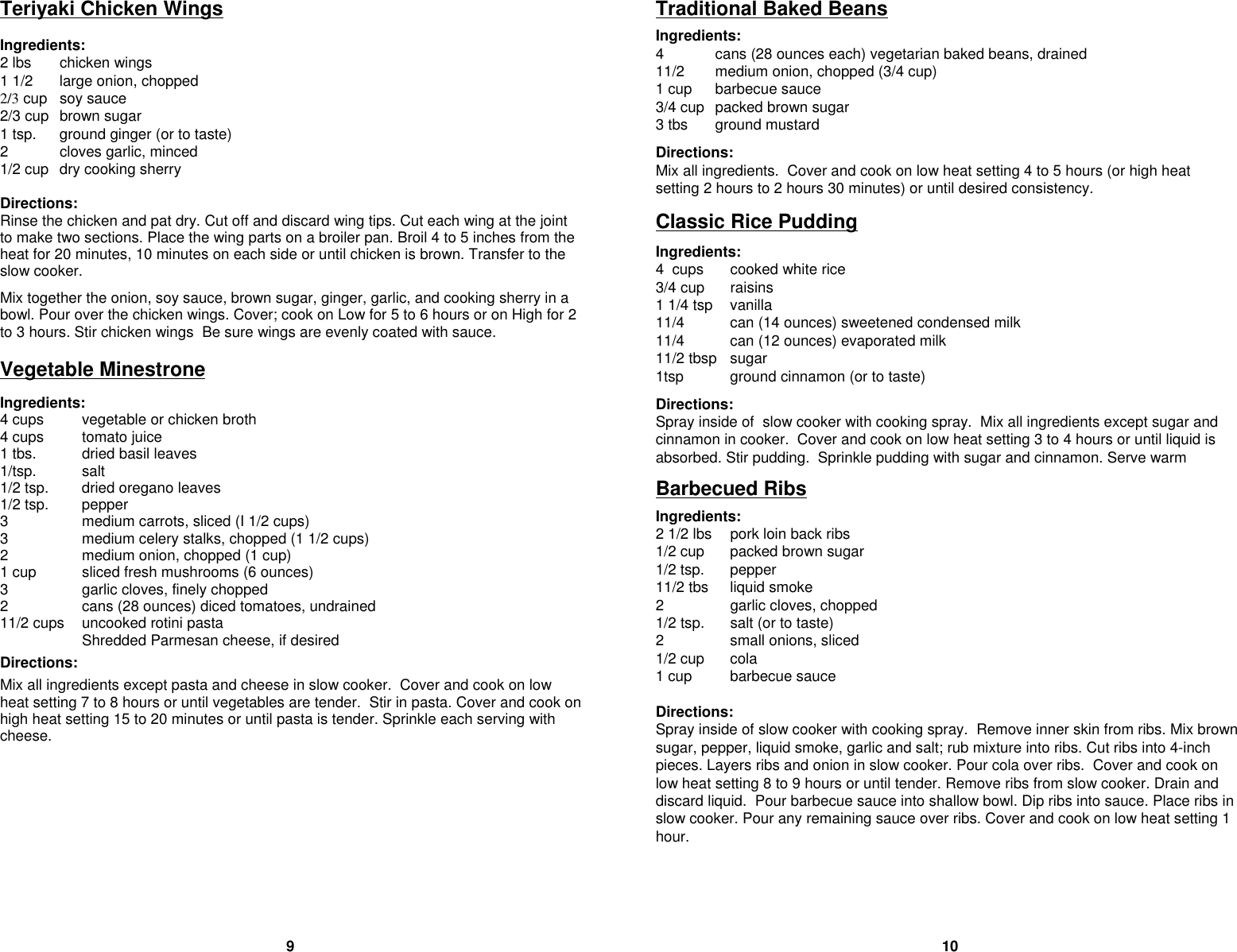 Page 6 of 7 - Euro-Pro Euro-Pro-Slow-Cooker-Kc255E-Users-Manual-  1 Euro-pro-slow-cooker-kc255e-users-manual