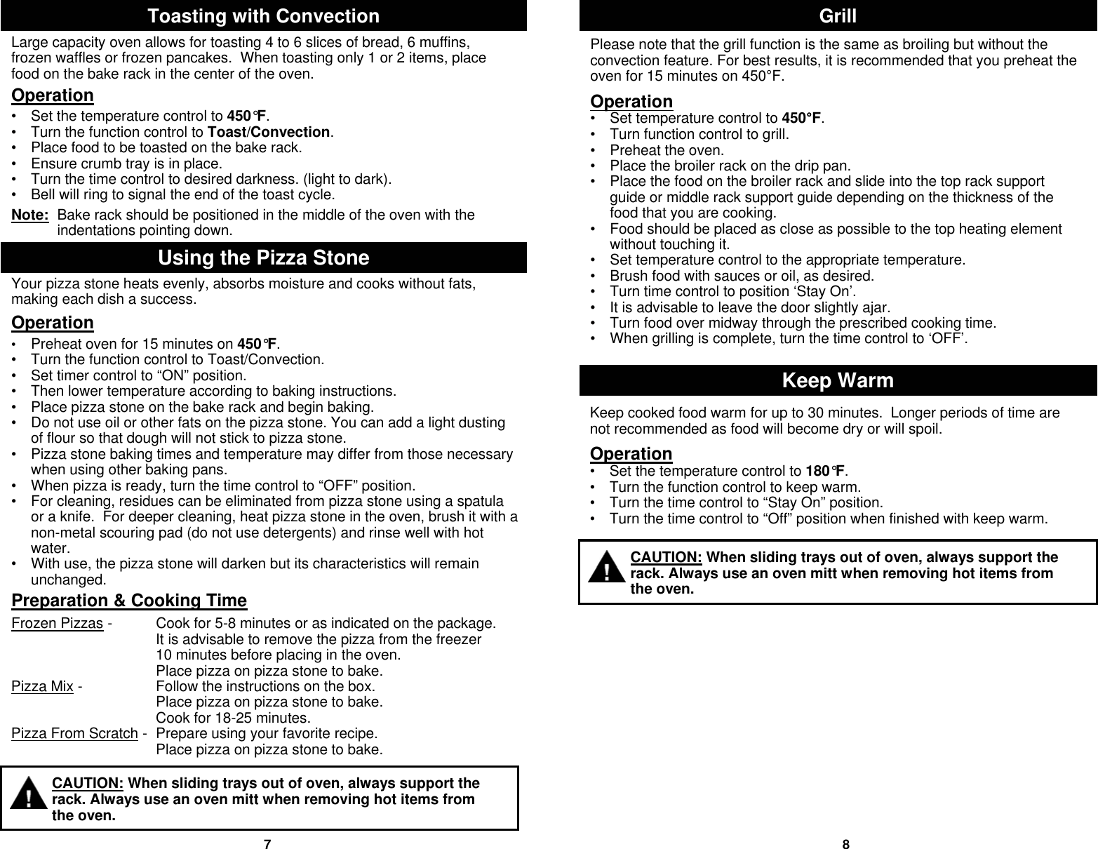 Page 5 of 11 - Euro-Pro Euro-Pro-Toaster-Ep278-Users-Manual-  1 Euro-pro-toaster-ep278-users-manual