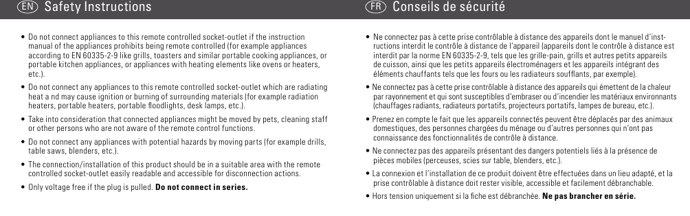 Page 2 of Eve Systems POS-001 Eve Power Strip US User Manual