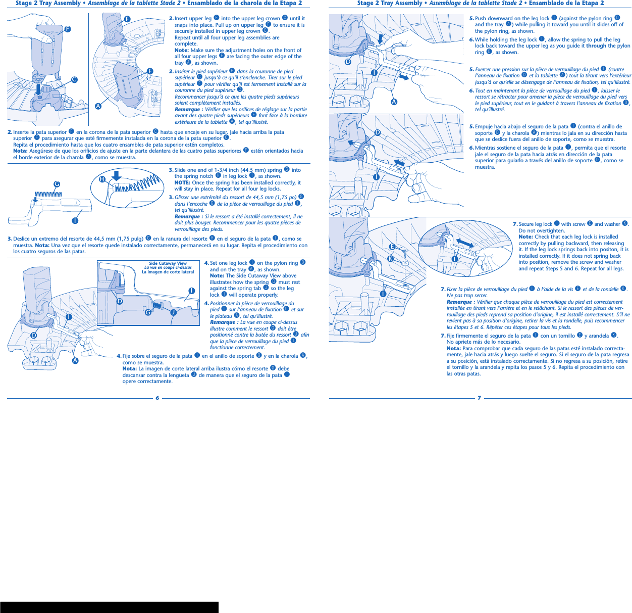 Page 5 of 11 - Evenflo Evenflo-Exersaucer-Triple-Fun-Instructions-For-Use-Manual-822405 ManualsLib - Makes It Easy To Find Manuals Online! User Manual