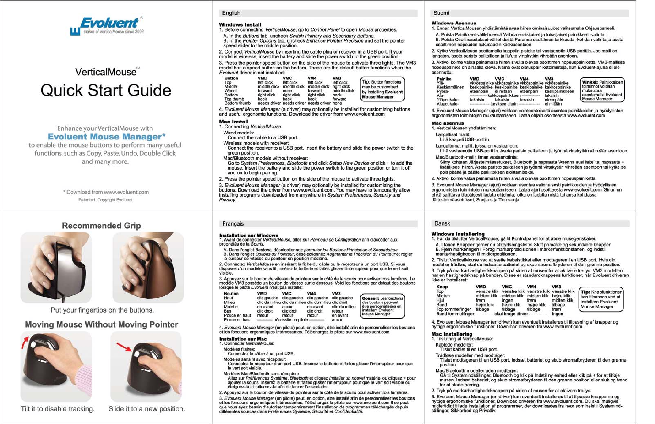 Как включить user manual