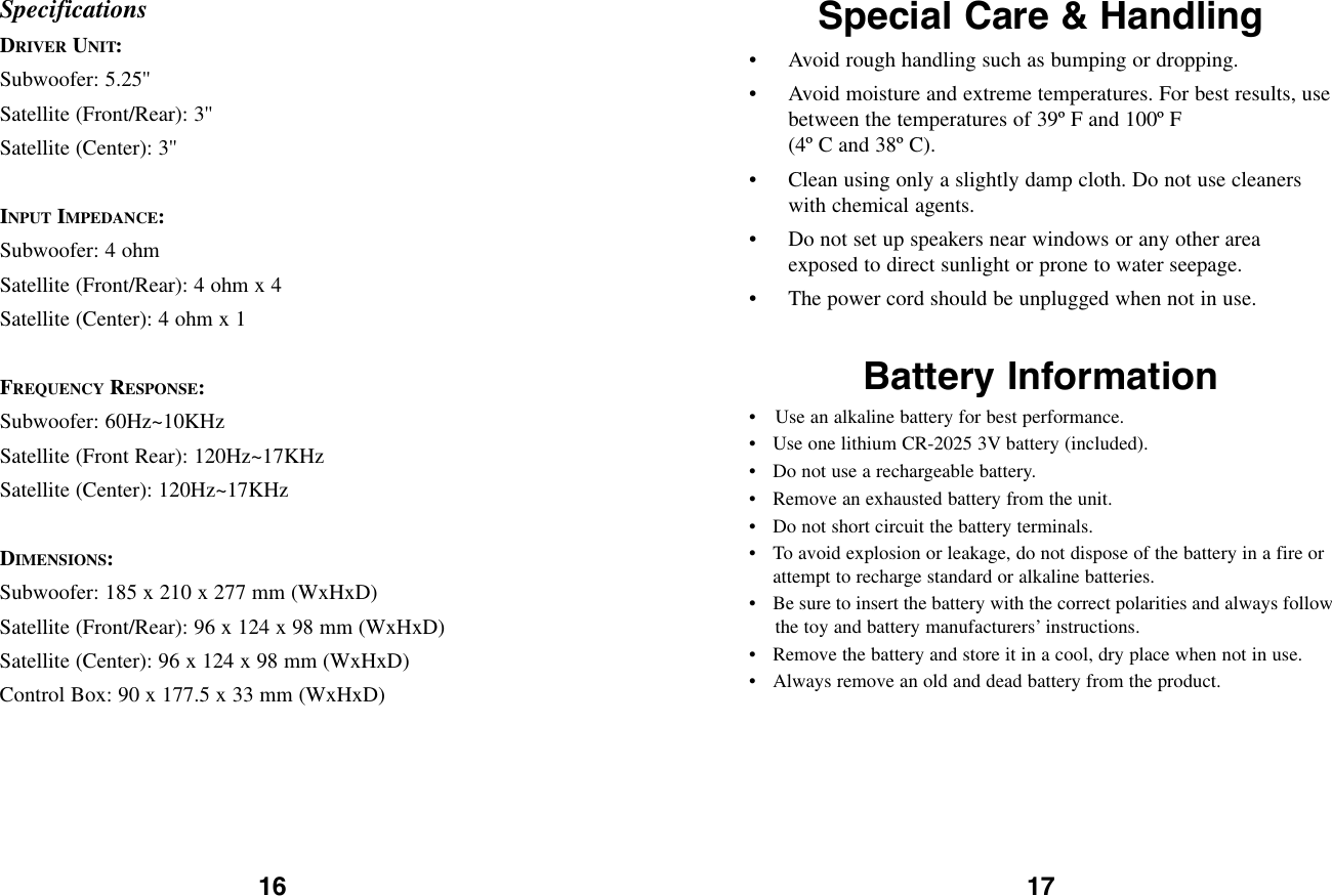 Page 9 of 11 - Excalibur-Electronic Excalibur-Electronic-Excalibur-Electronics-Inc-Car-Speaker-184-Users-Manual- 184 (MA) IBlaster Music System 030106 V7  Excalibur-electronic-excalibur-electronics-inc-car-speaker-184-users-manual