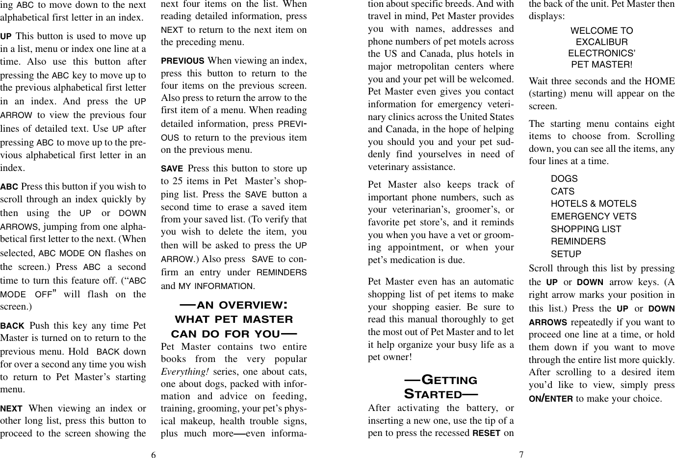 Page 4 of 12 - Excalibur-Electronic Excalibur-Electronic-Pet-Master-464-Users-Manual- 464 (MA) Petmaster Man07214  Excalibur-electronic-pet-master-464-users-manual