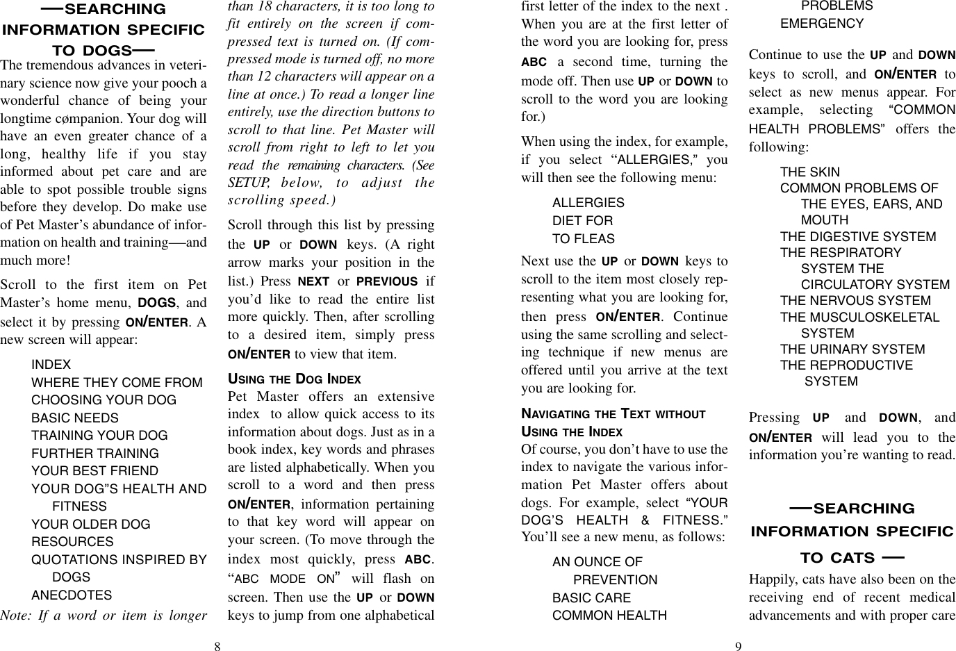 Page 5 of 12 - Excalibur-Electronic Excalibur-Electronic-Pet-Master-464-Users-Manual- 464 (MA) Petmaster Man07214  Excalibur-electronic-pet-master-464-users-manual