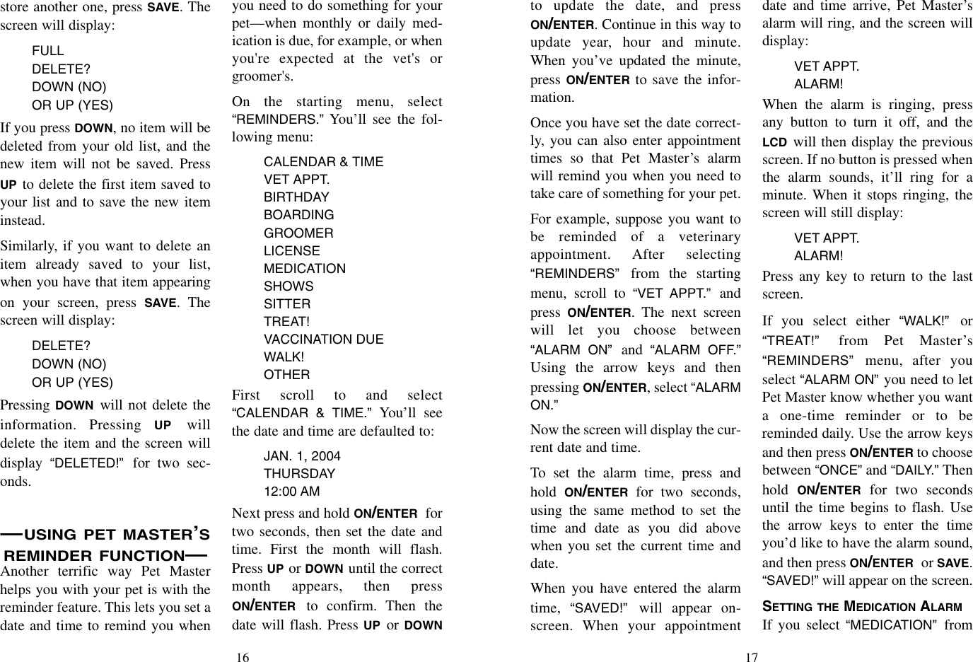 Page 9 of 12 - Excalibur-Electronic Excalibur-Electronic-Pet-Master-464-Users-Manual- 464 (MA) Petmaster Man07214  Excalibur-electronic-pet-master-464-users-manual