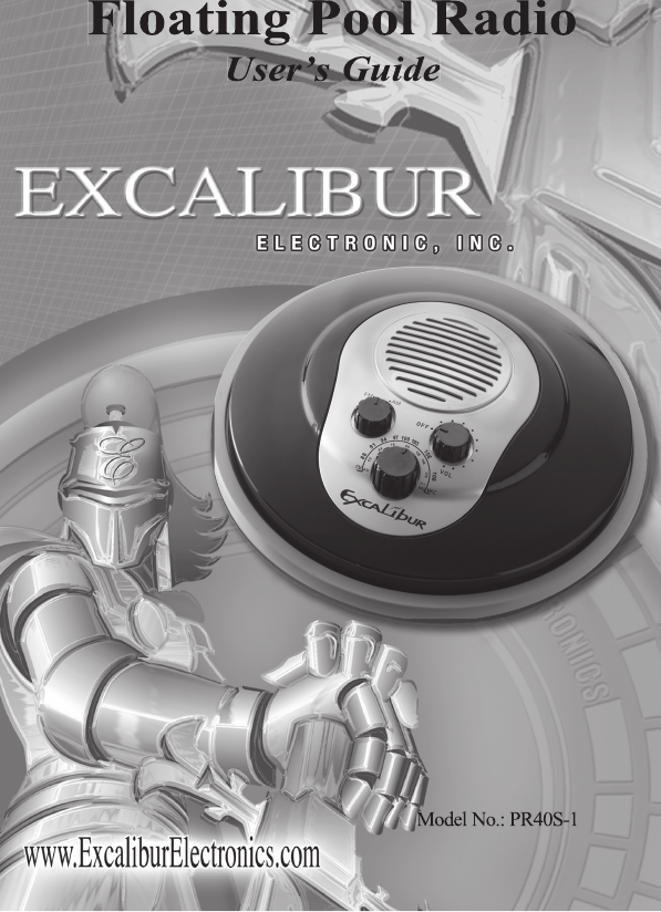 Page 1 of 5 - Excalibur-Electronic Excalibur-Electronic-Pr40S-1-Users-Manual- PR40 (MA) Floating Radio 010807 V3 Excalibur-electronic-pr40s-1-users-manual