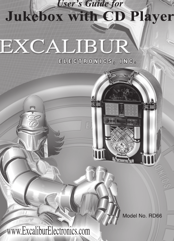 Page 1 of 9 - Excalibur-Electronic Excalibur-Electronic-Rd66-Users-Manual- RD66 (MA) Jukebox 010207 V4  Excalibur-electronic-rd66-users-manual