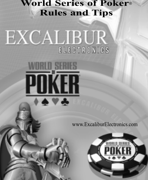 excalibur electronics world series of poker