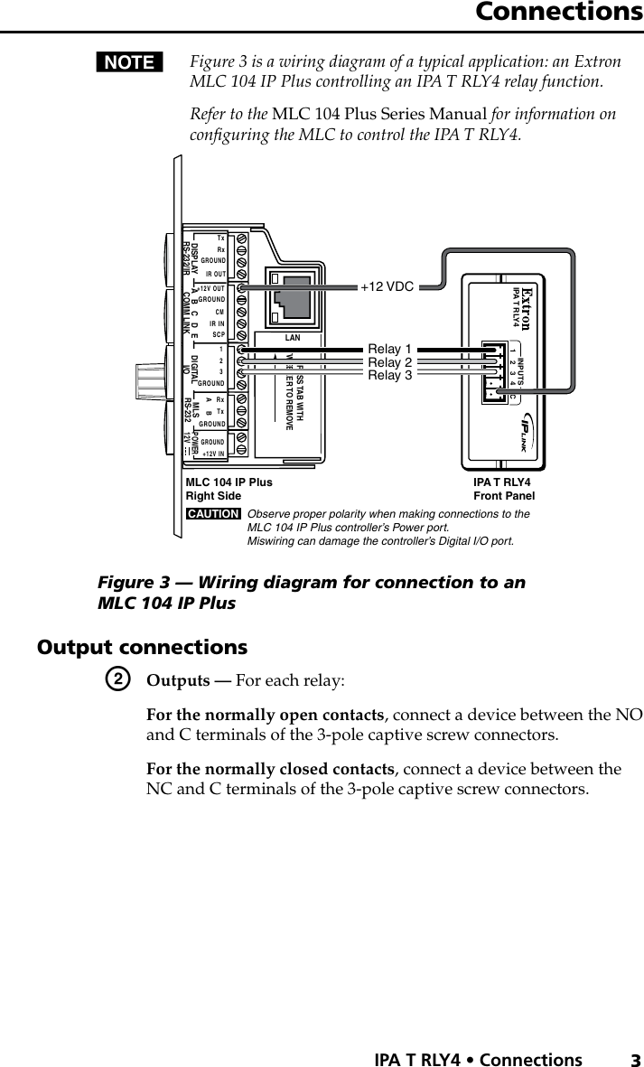 Page 4 of 6 - Extron-Electronic Extron-Electronic-Extron-Electronics-Switch-Ipa-T-Rly4-Users-Manual-  Extron-electronic-extron-electronics-switch-ipa-t-rly4-users-manual