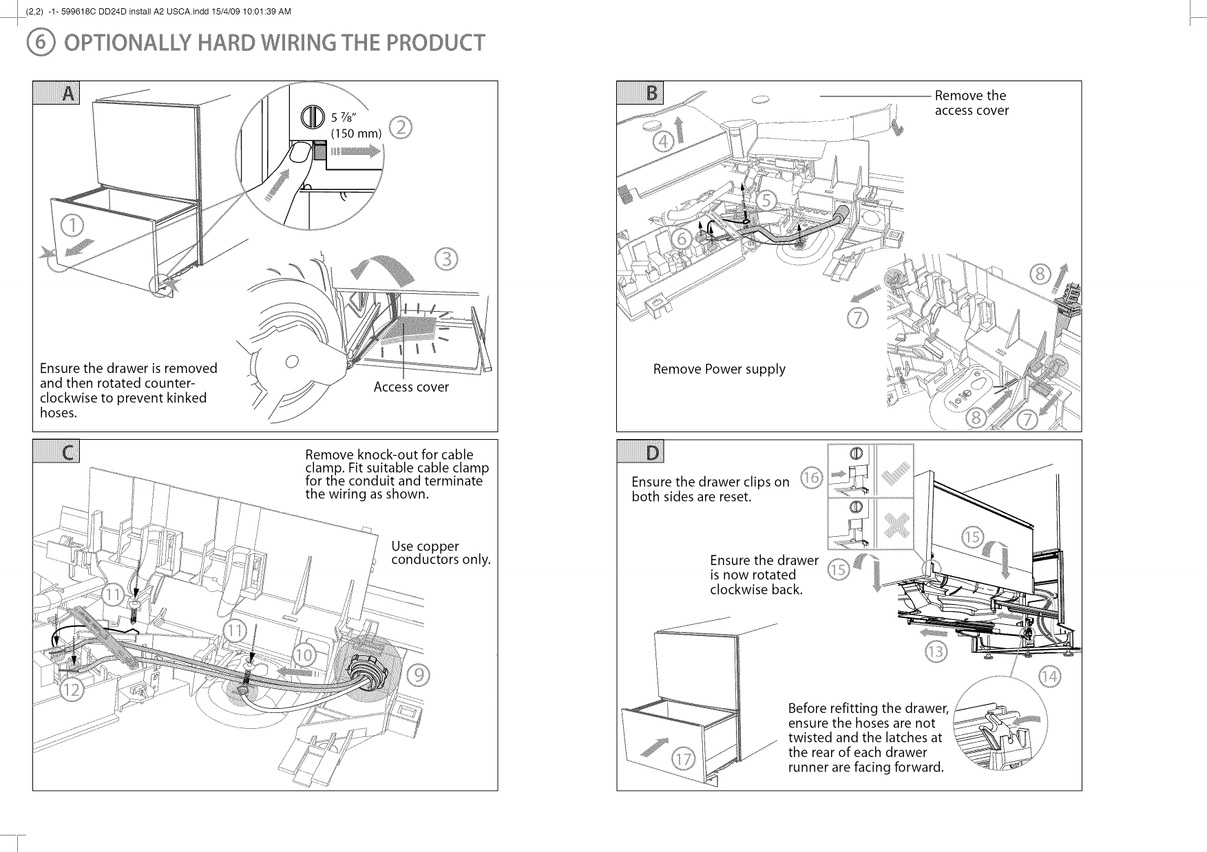 Page 4 of 8 - FISHERPAYKEL  Dishwasher Manual L0906175