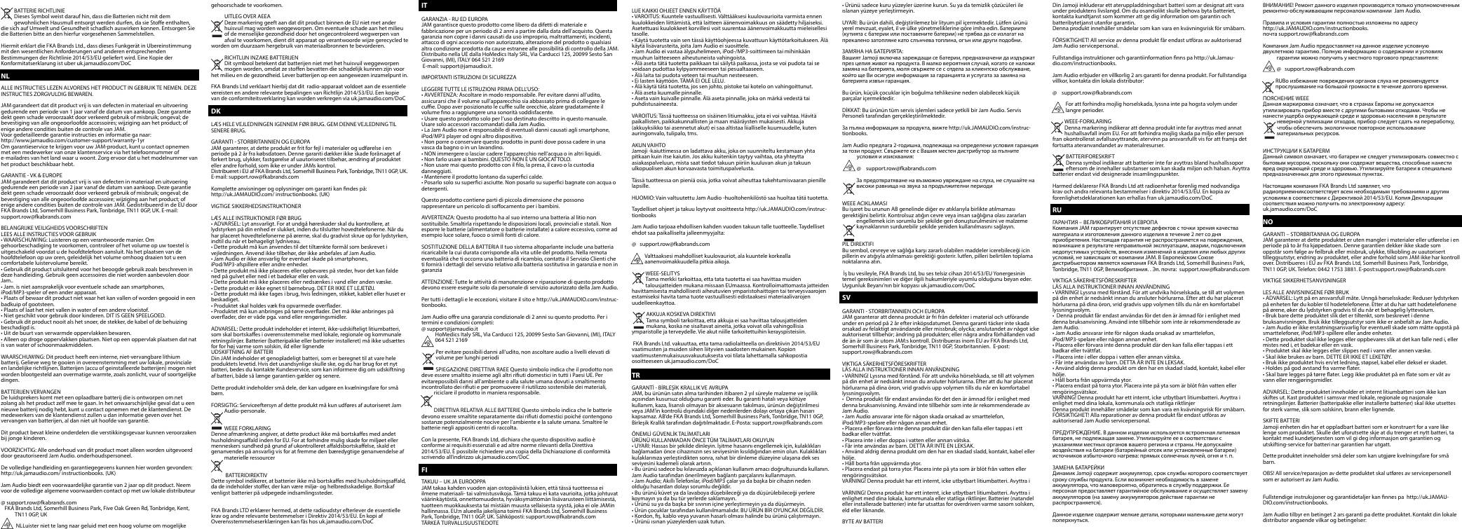 Page 5 of FKA Distributing HXEP404 Bluetooth Sport Earbud User Manual IB Jam headphones