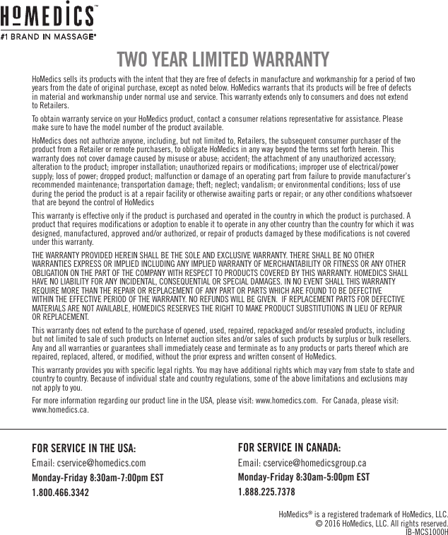Page 8 of FKA Distributing MCS1000H Shiatsu Cushion User Manual 