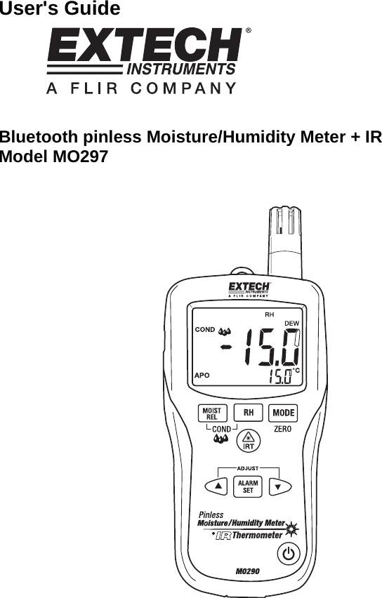 FLIR Commercial Systems MO297 Bluetooth pinless Moisture/Humidity Meter ...