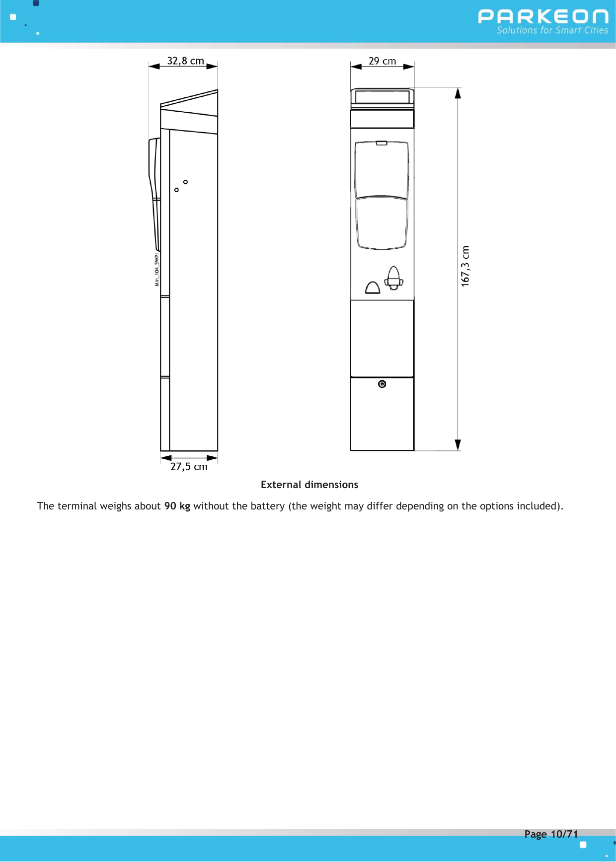 Page 10 of FLOWBIRD SDA-STRADAPAL Pay and display machine with RFID reader User Manual 504022254 1 MEX StradaPAL En