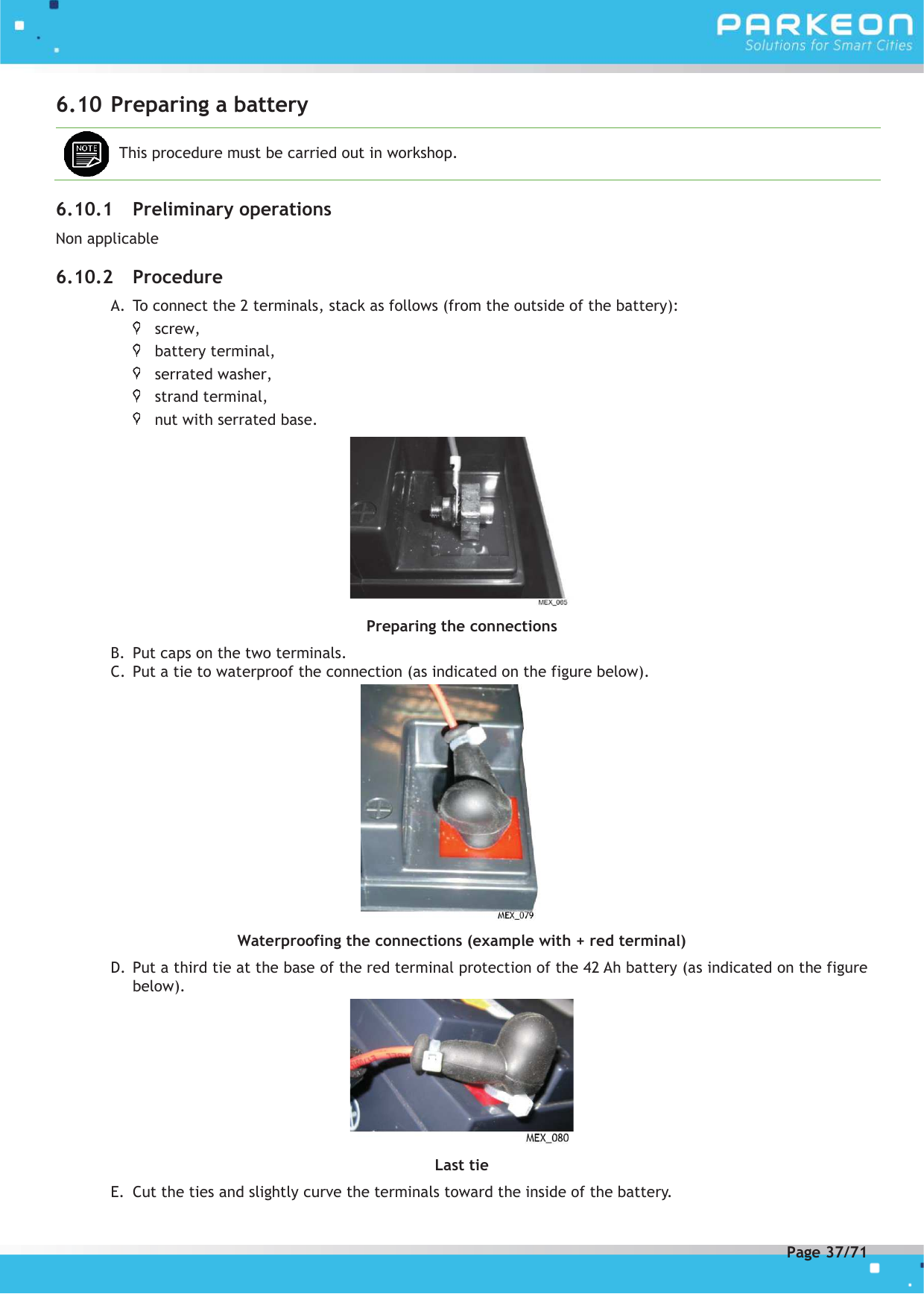 Page 37 of FLOWBIRD SDA-STRADAPAL Pay and display machine with RFID reader User Manual 504022254 1 MEX StradaPAL En