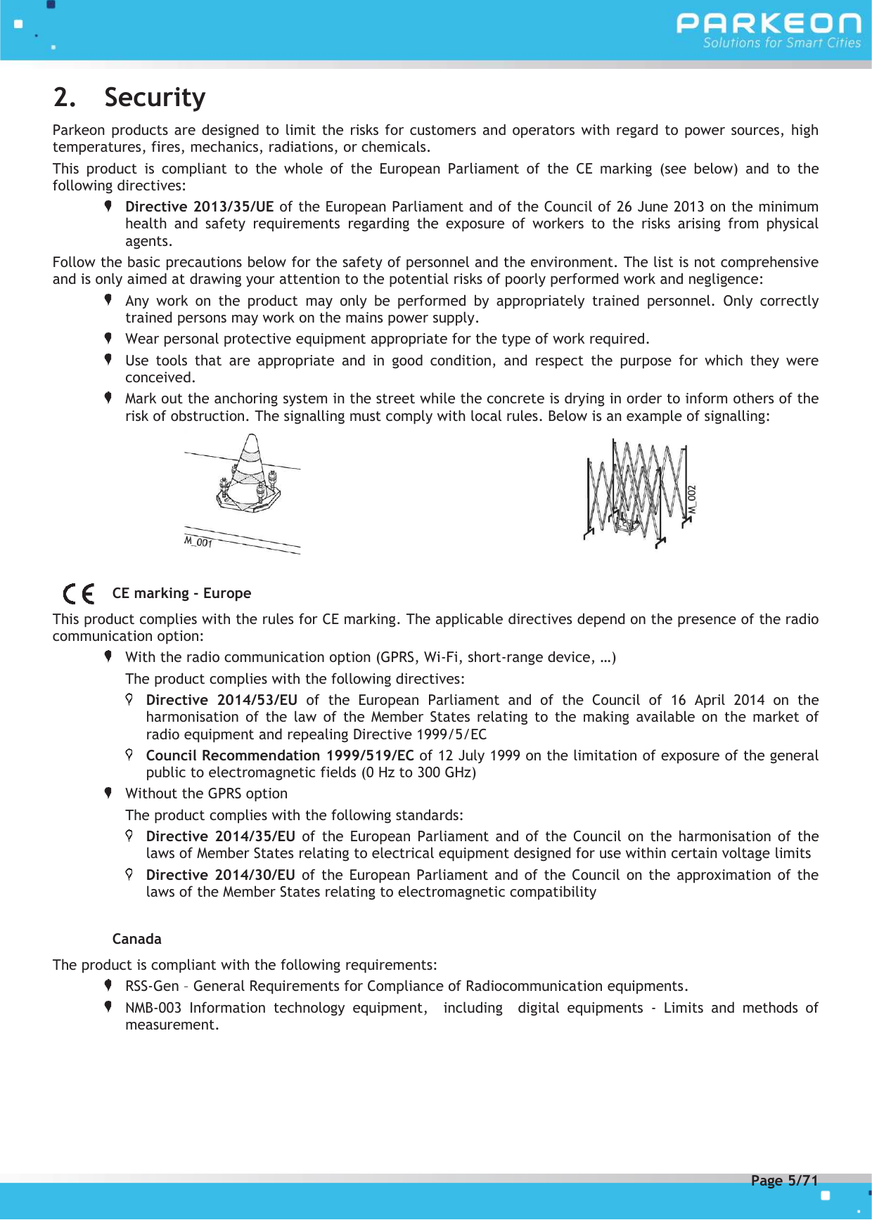 Page 5 of FLOWBIRD SDA-STRADAPAL Pay and display machine with RFID reader User Manual 504022254 1 MEX StradaPAL En
