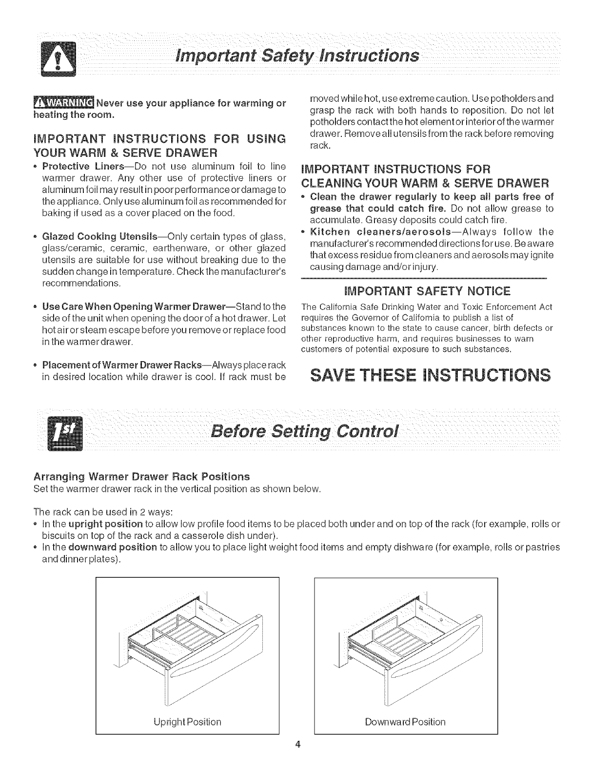 Frigidaire Warming Drawer Manual L0522937