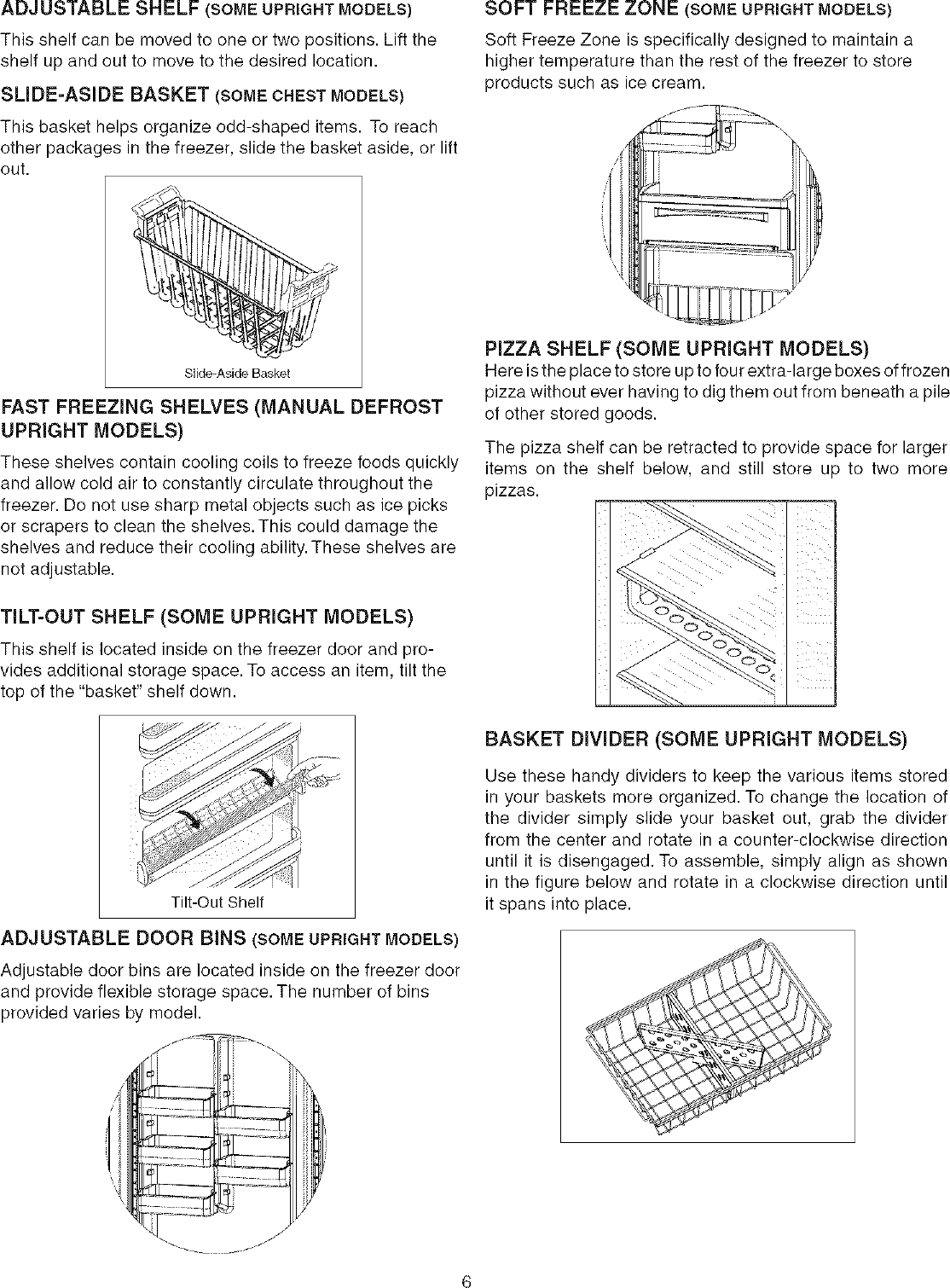Page 6 of 12 - FRIGIDAIRE  Upright Freezer Manual L0809386