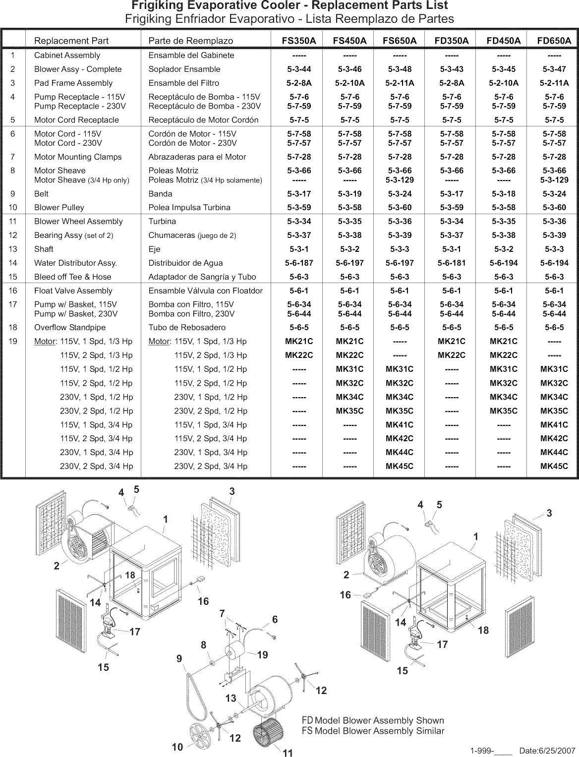 Page 8 of 8 - FRIGIKING  Evaporative Cooler Manual L0812573