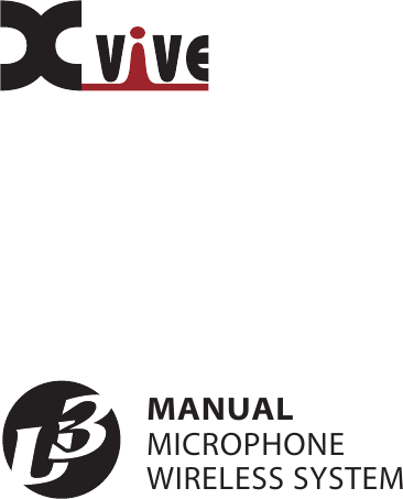 MANUALMICROPHONE WIRELESS SYSTEM