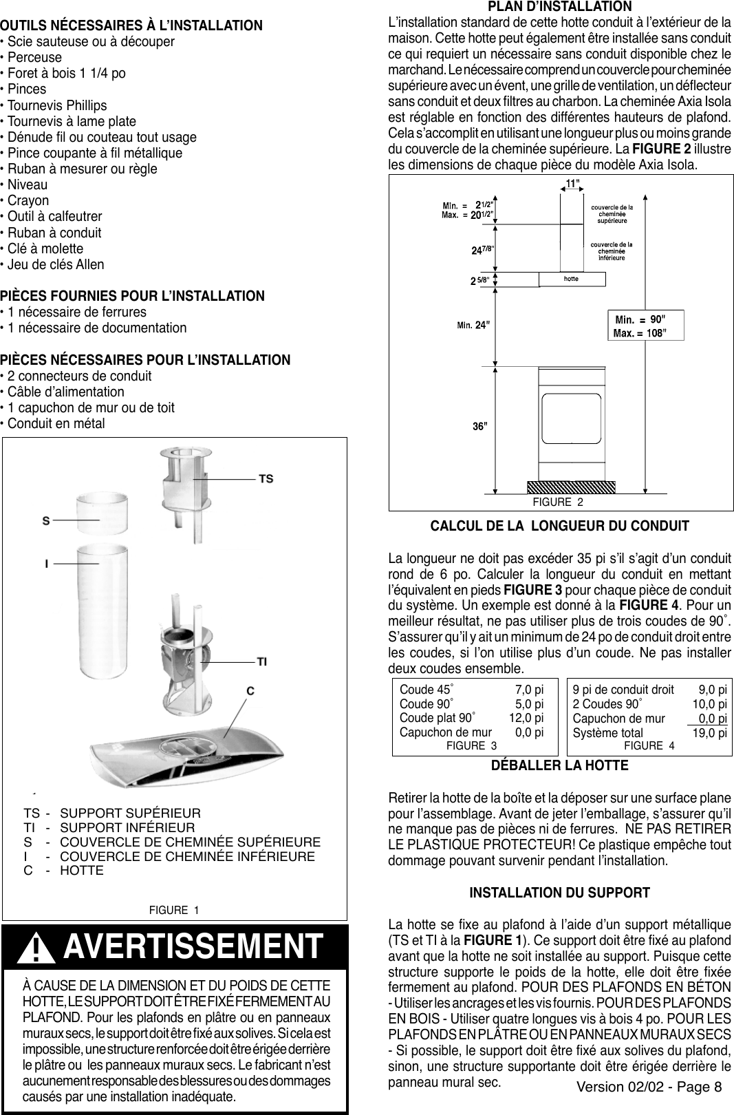 Page 8 of 11 - Faber Faber-Axia-Isola-Users-Manual- Axiaisolainstall  Faber-axia-isola-users-manual
