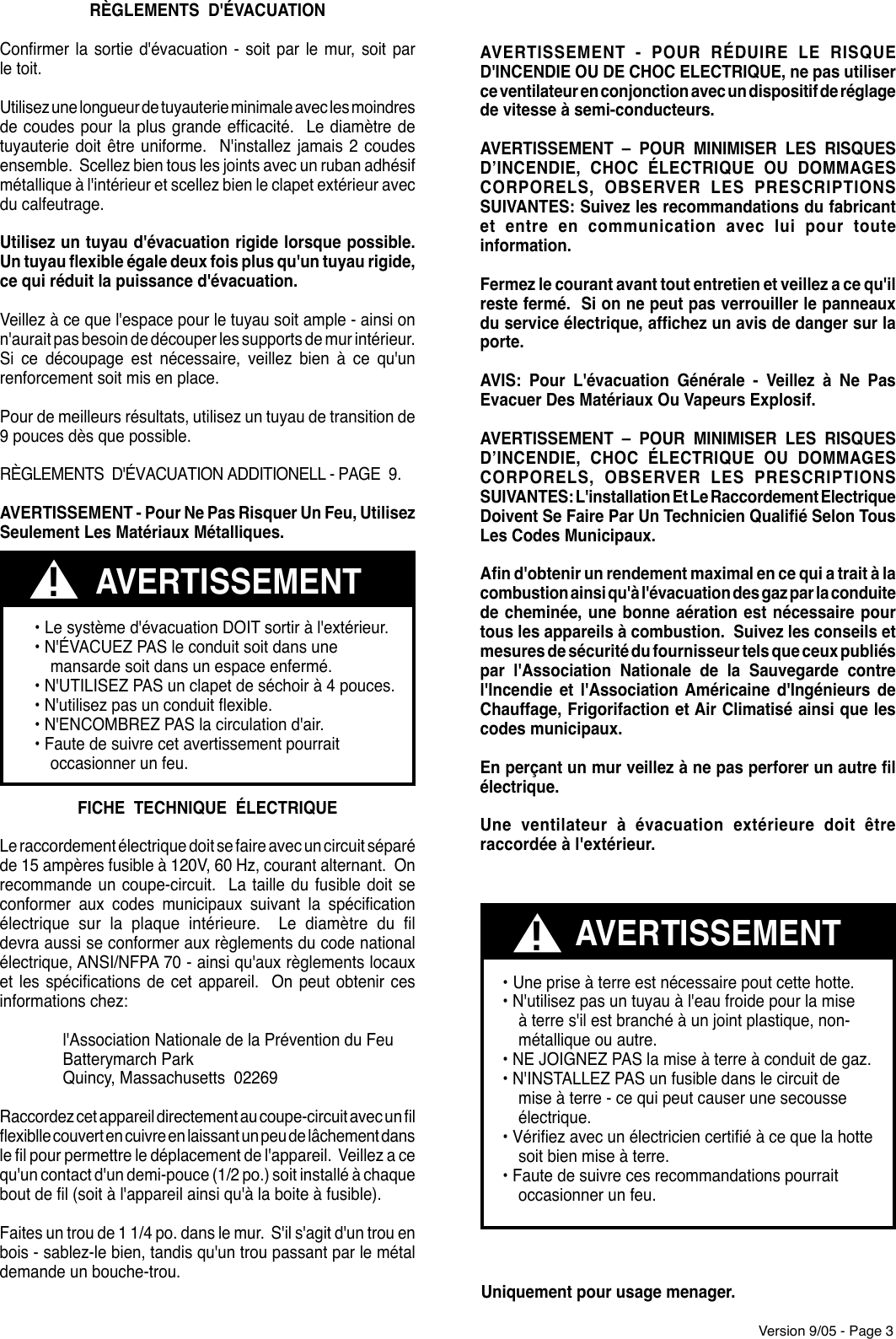 Page 3 of 12 - Faber Faber-Perla-Users-Manual- Perlainstall  Faber-perla-users-manual