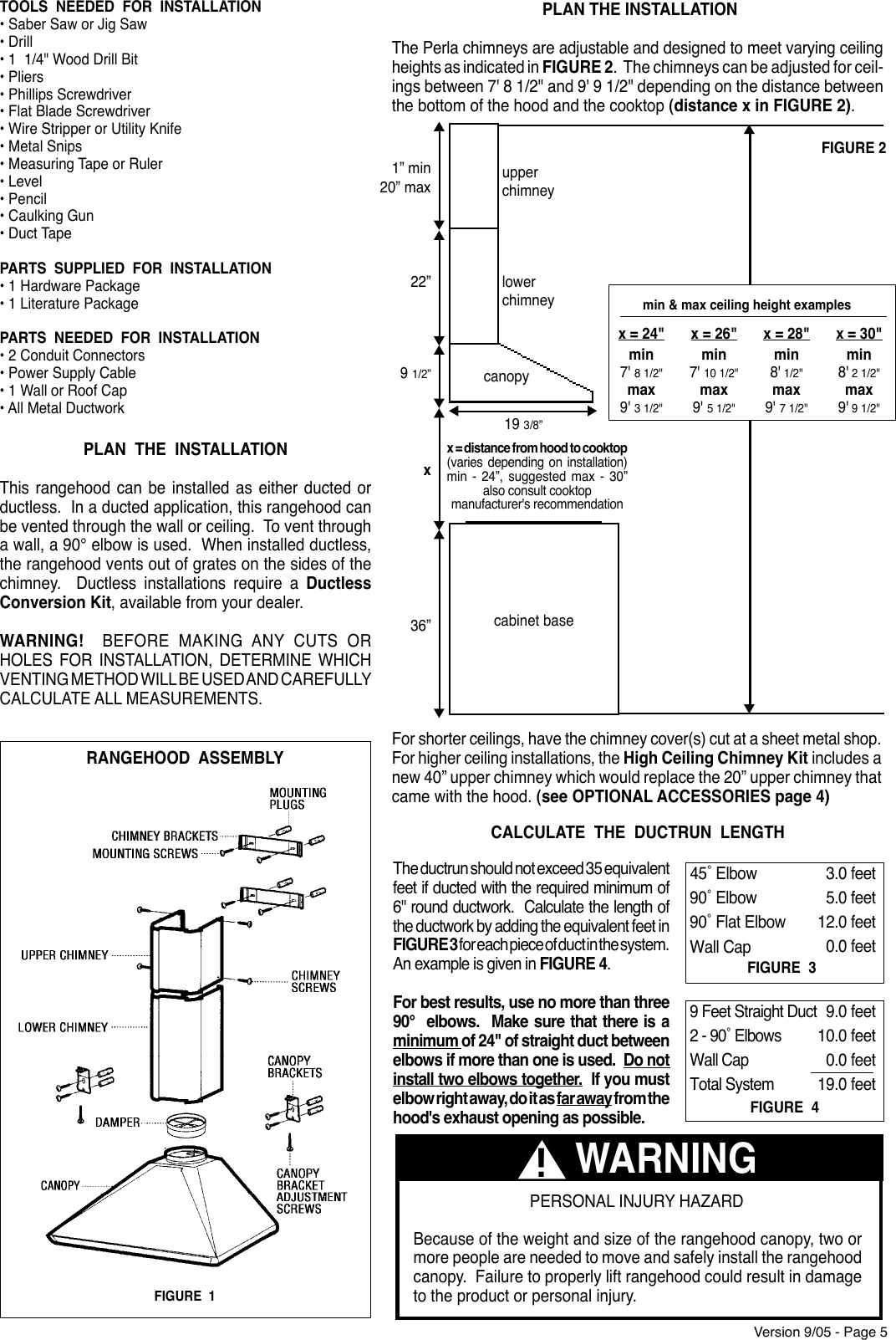 Page 5 of 12 - Faber Faber-Perla-Users-Manual- Perlainstall  Faber-perla-users-manual