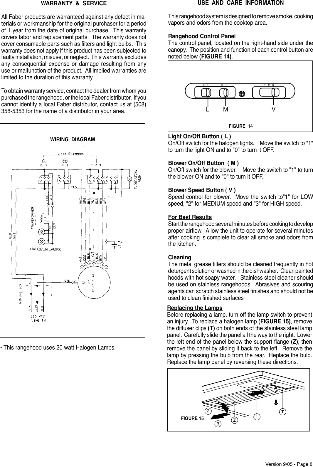 Page 8 of 12 - Faber Faber-Perla-Users-Manual- Perlainstall  Faber-perla-users-manual