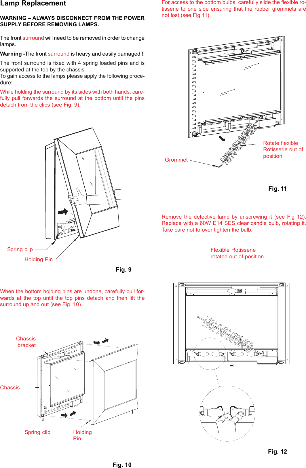Page 6 of 8 - Faber SP4 Dimplex Xpressions SP1 Wall Fire Instructions - Issue 0 User Manual To The 246f3f36-cbb6-45ae-9a0f-51b736e5d642