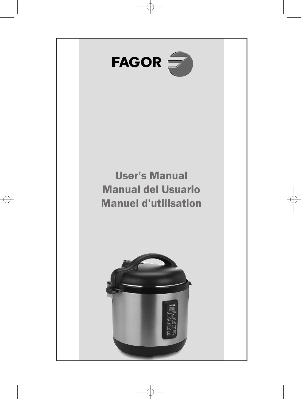 Fagor cooker manual hot sale