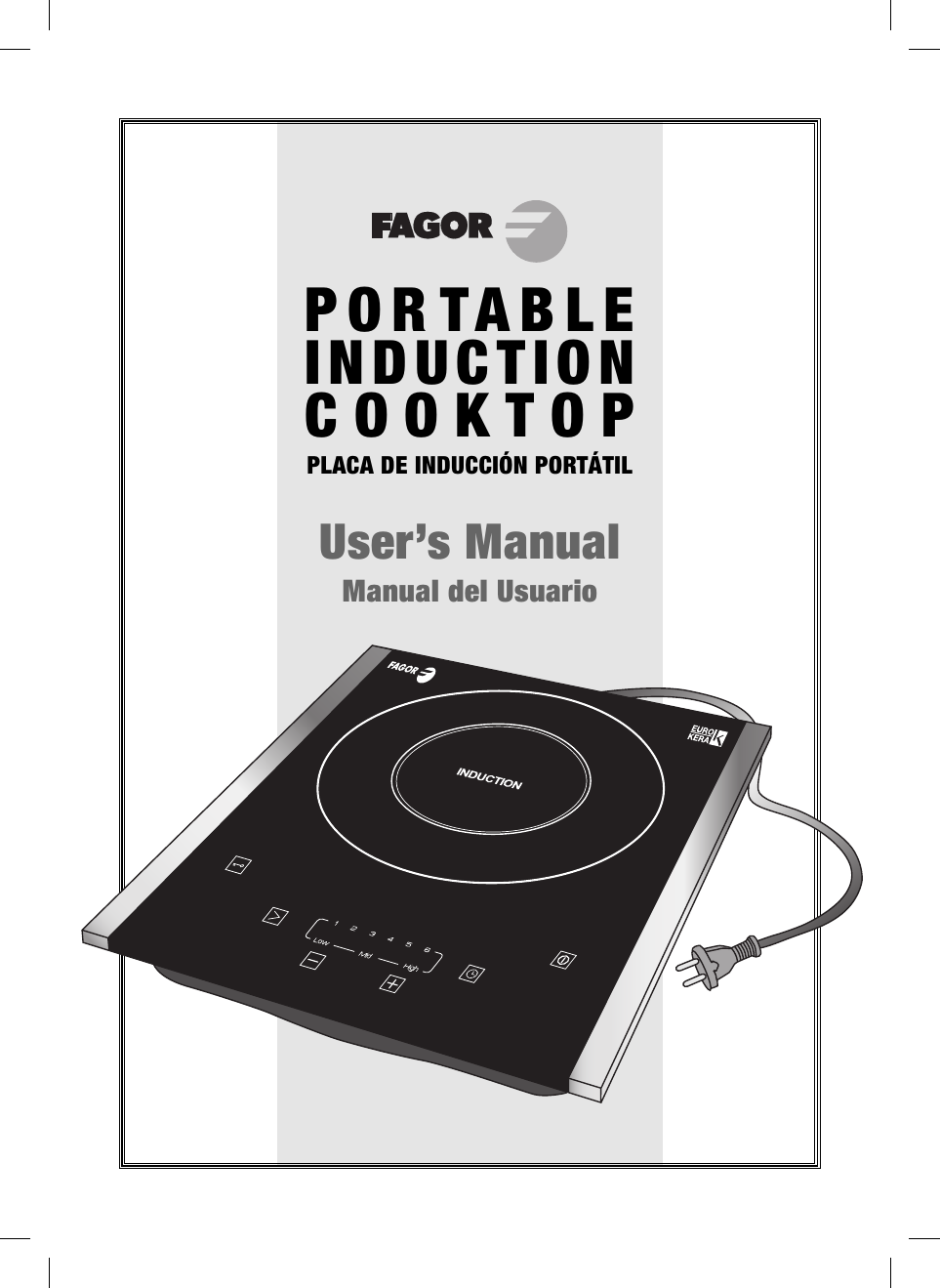 how to use fagor induction cooktop