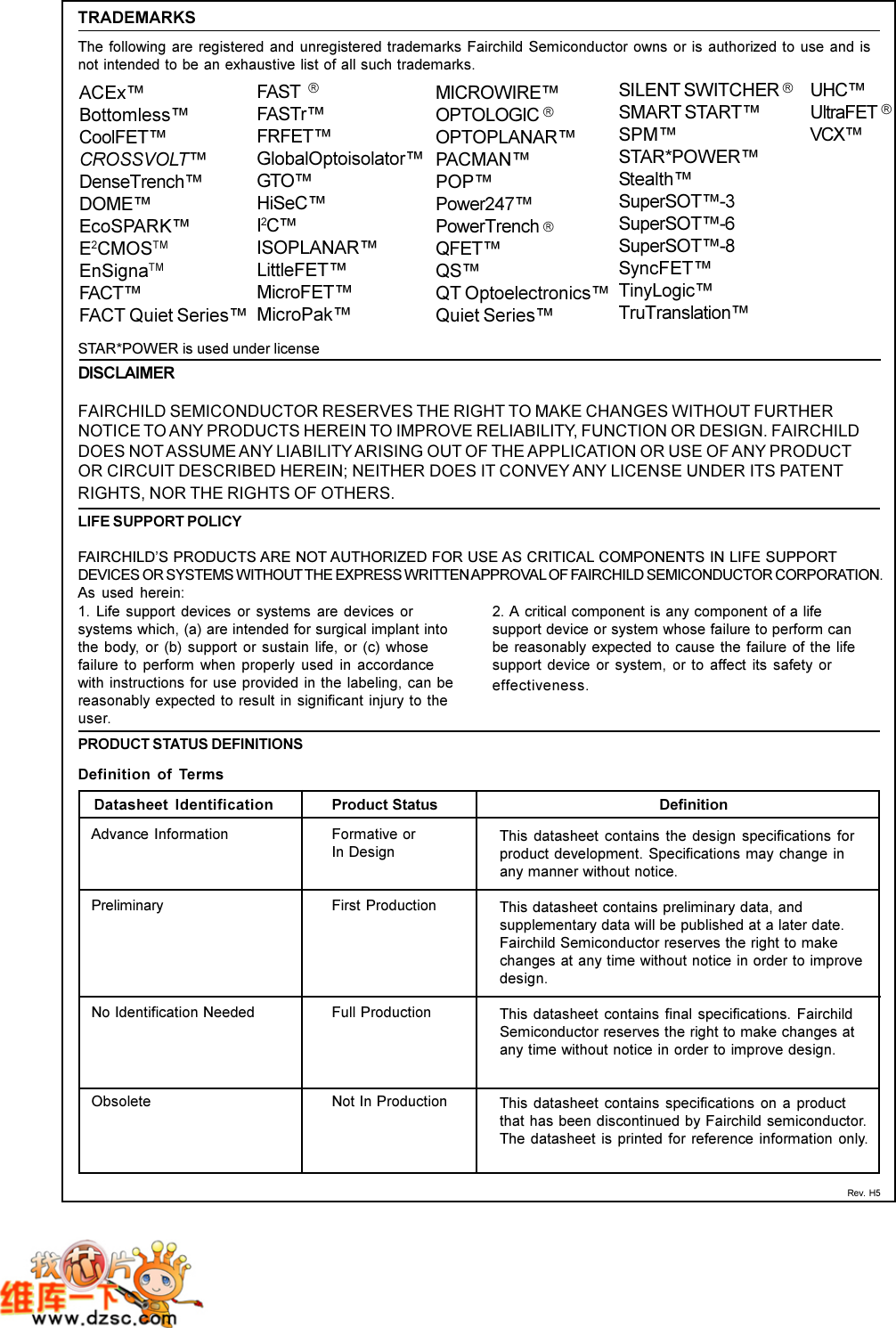 Page 4 of 4 - Fairchild Fairchild-1V5Ke440Ca-Users-Manual- 1V5KE6V8(C)A - 1V5KE440(C)A Transient Voltage Suppressors  Fairchild-1v5ke440ca-users-manual