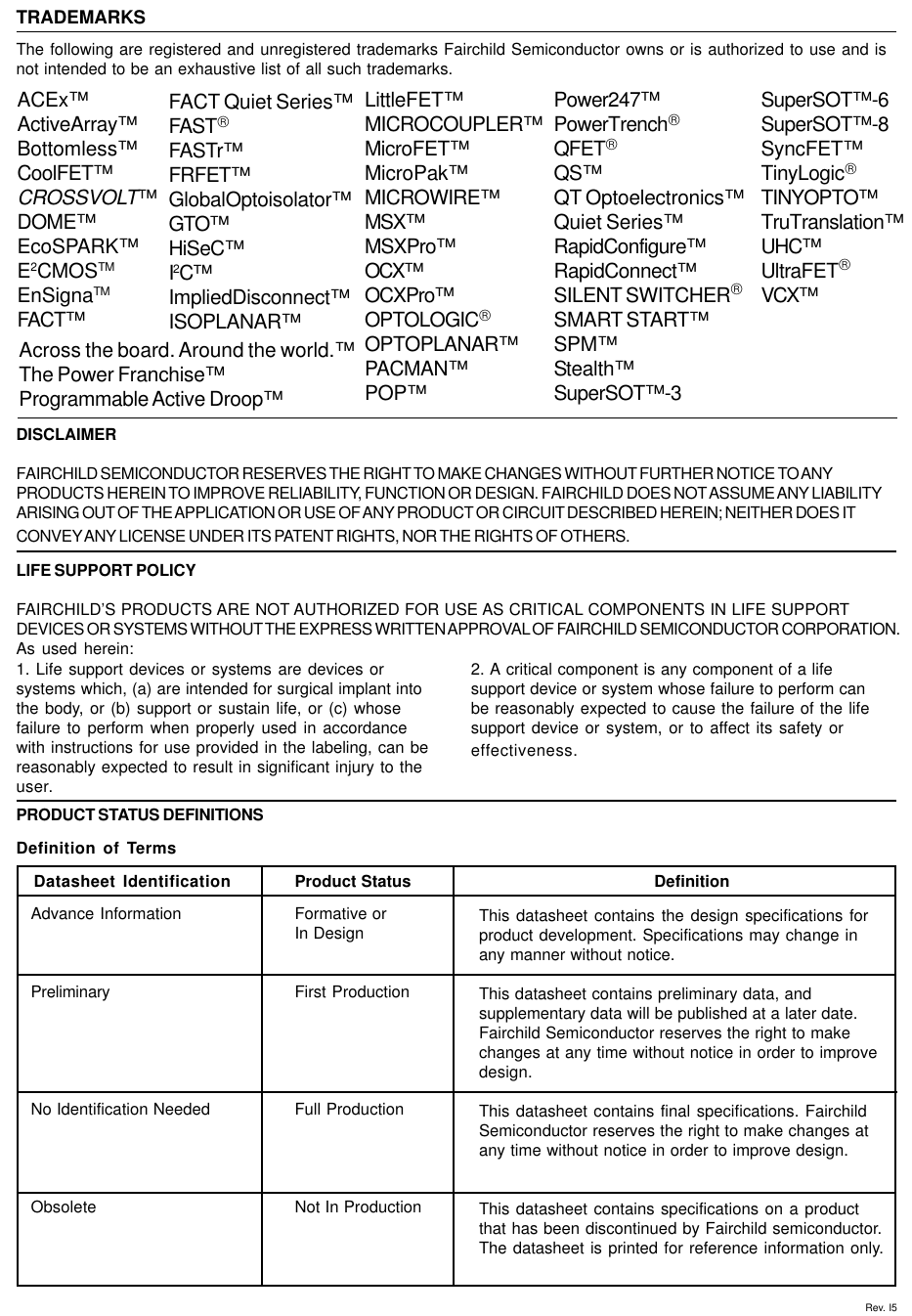 Page 6 of 6 - Fairchild Fairchild-Powertrench-Fdd6690A-Users-Manual- FDD6690A 30V N-Channel PowerTrench® MOSFET  Fairchild-powertrench-fdd6690a-users-manual