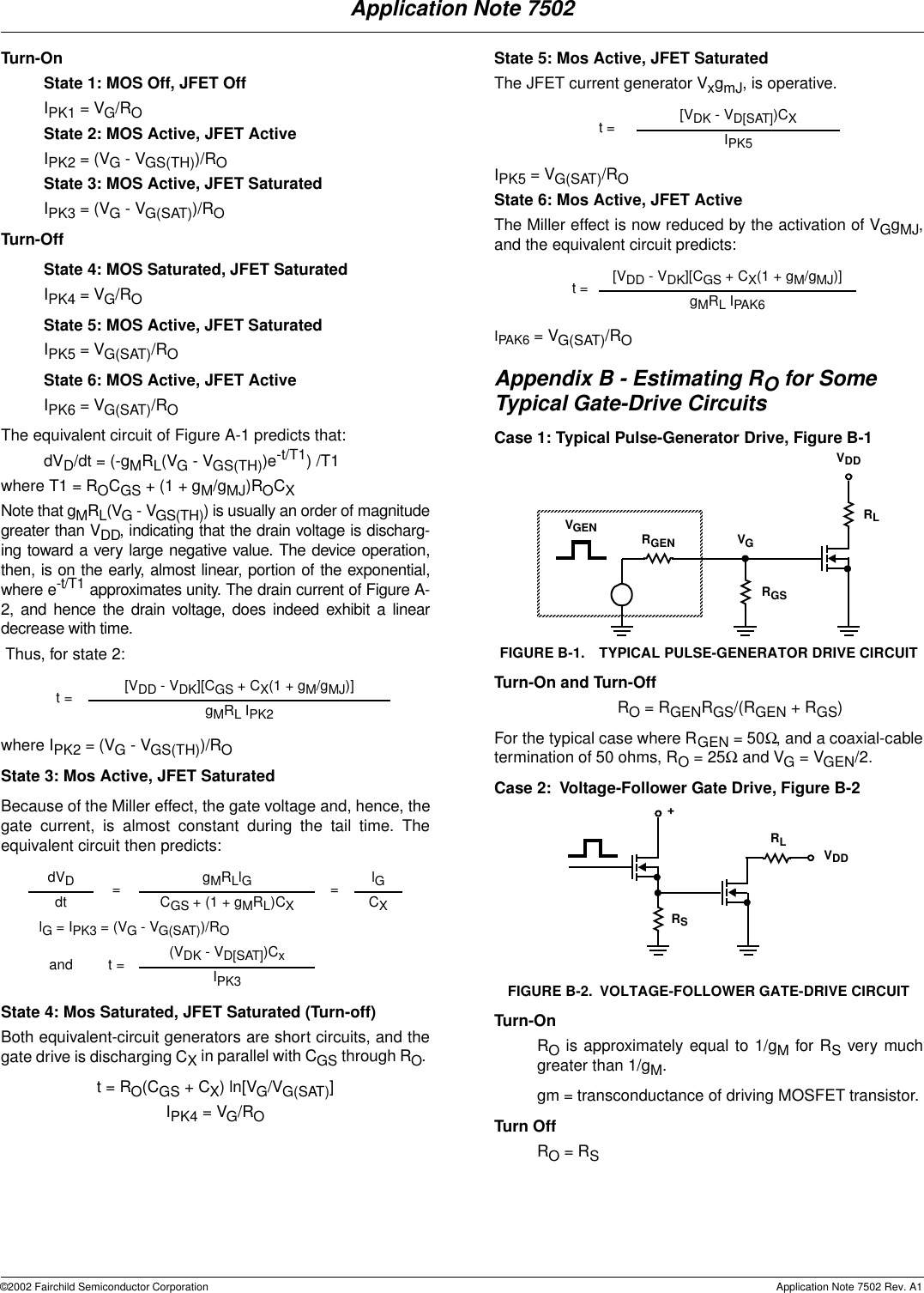 Page 7 of 9 - Fairchild Fairchild-Semiconductor-An-7502-Users-Manual- AN-7502 Power MOSFET Switching Waveforms  Fairchild-semiconductor-an-7502-users-manual