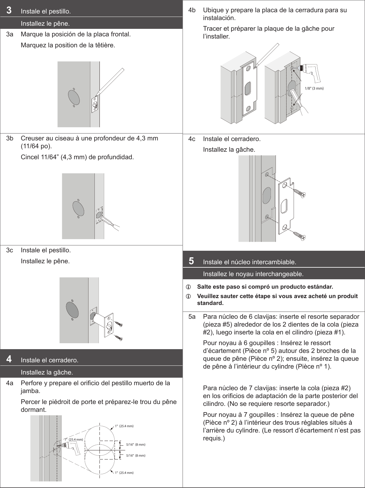 Page 6 of 10 - Falcon K-Series Lever Installation Instructions 110973