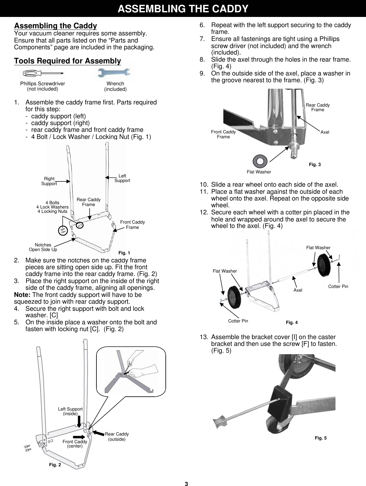 Page 5 of 11 - Fantom-Vacuum Fantom-Vacuum-Cw233H-Users-Manual-  1 Fantom-vacuum-cw233h-users-manual