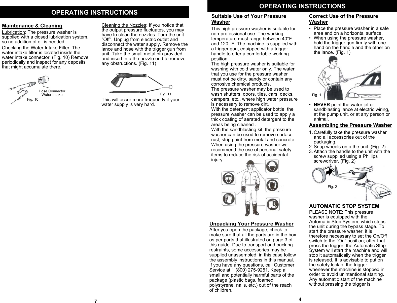 Page 5 of 6 - Fantom-Vacuum Fantom-Vacuum-Fantom-Vpw40H-Users-Manual-  1 Fantom-vacuum-fantom-vpw40h-users-manual