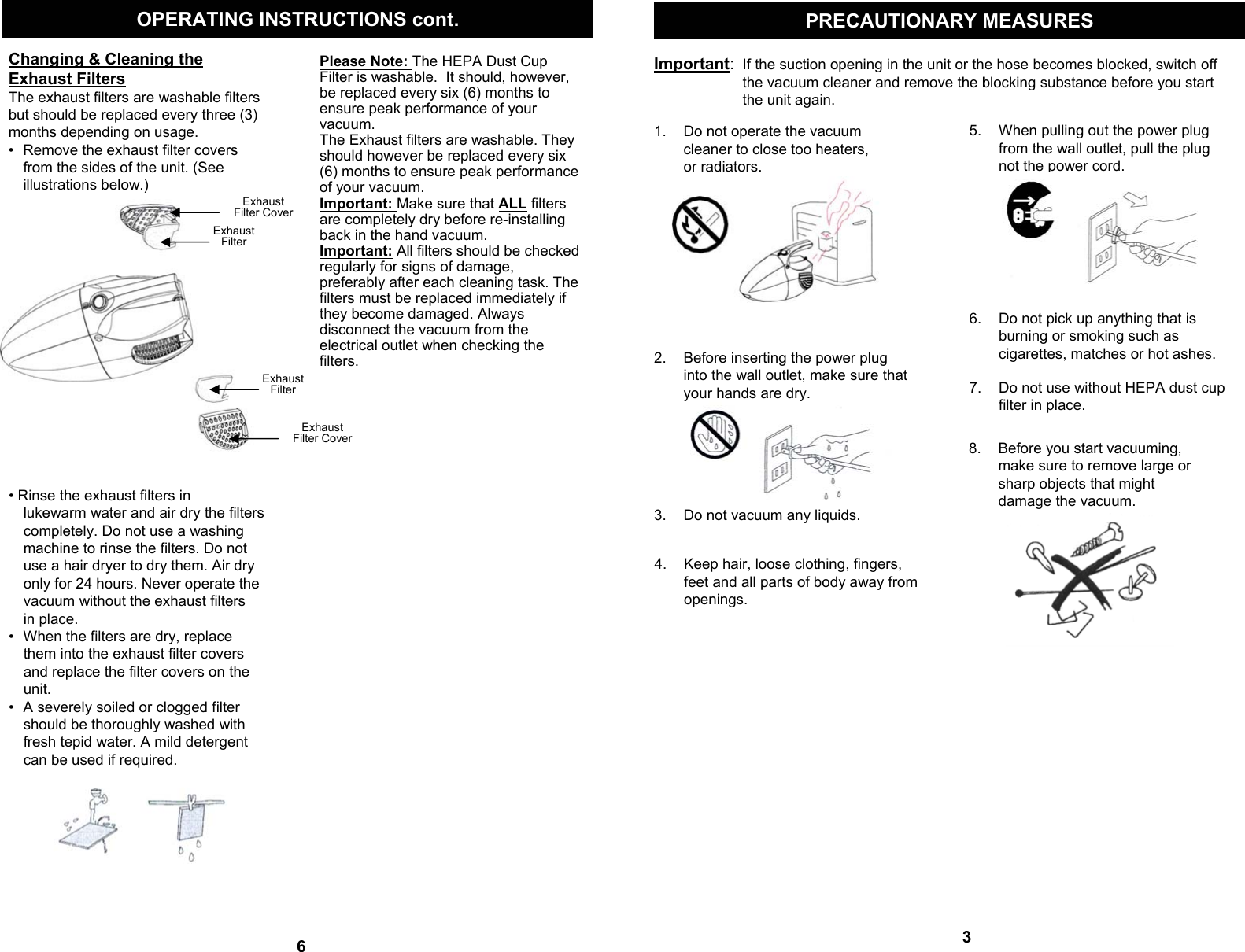 Fantom Vacuum Fm405 Users Manual 1