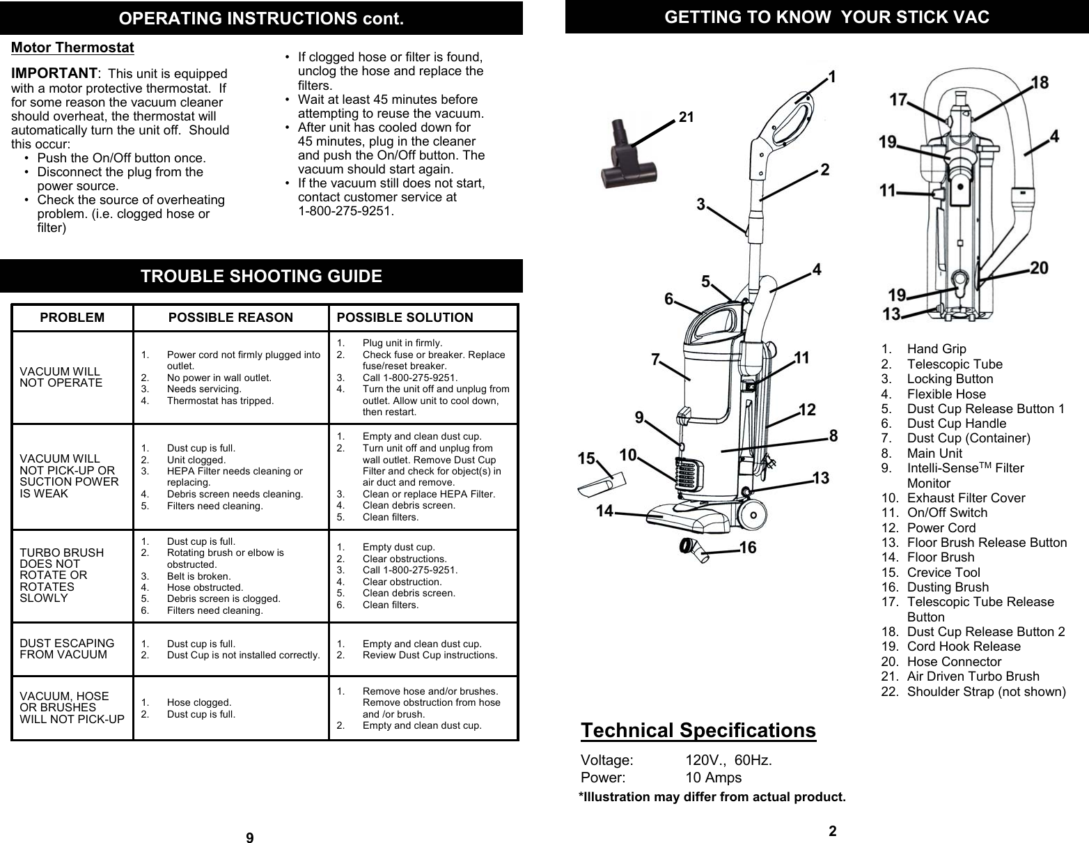Page 3 of 6 - Fantom-Vacuum Fantom-Vacuum-Fs801-Users-Manual-  1 Fantom-vacuum-fs801-users-manual