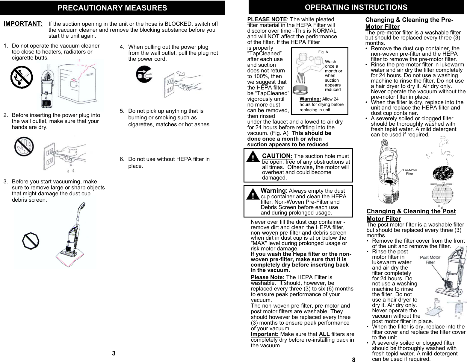 Page 4 of 6 - Fantom-Vacuum Fantom-Vacuum-Fs801-Users-Manual-  1 Fantom-vacuum-fs801-users-manual