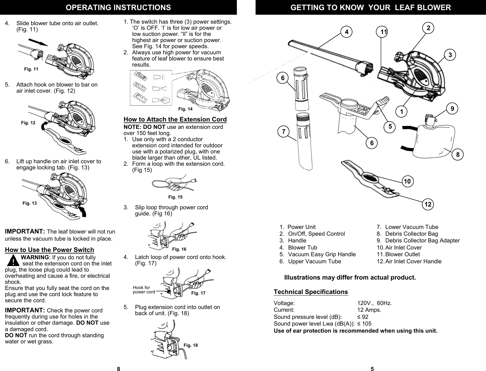 Fantom Vacuum Pt199H Users Manual 1