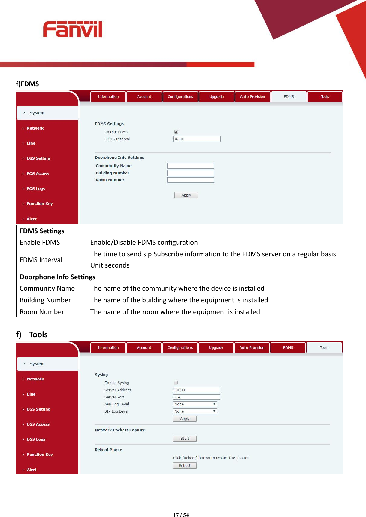 Page 17 of Fanvil Technology I31S SIP DoorPhone User Manual 15 i31S UserMan i31S